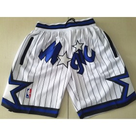 NBA Orlando Magic Pantalones de Bolsillo para Hombre Blanco Swingman